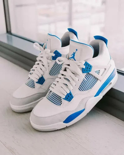 Air Jordan 4s "MILITARY BLUE"